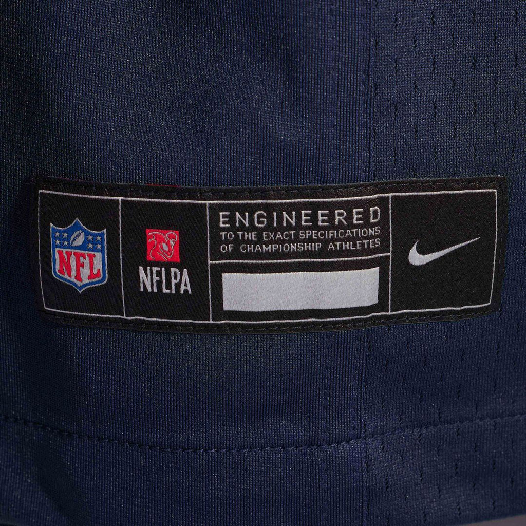 Chicago Bears Shemar Turner Navy Team Game Jersey product image 6, provided for visual reference and product detail review