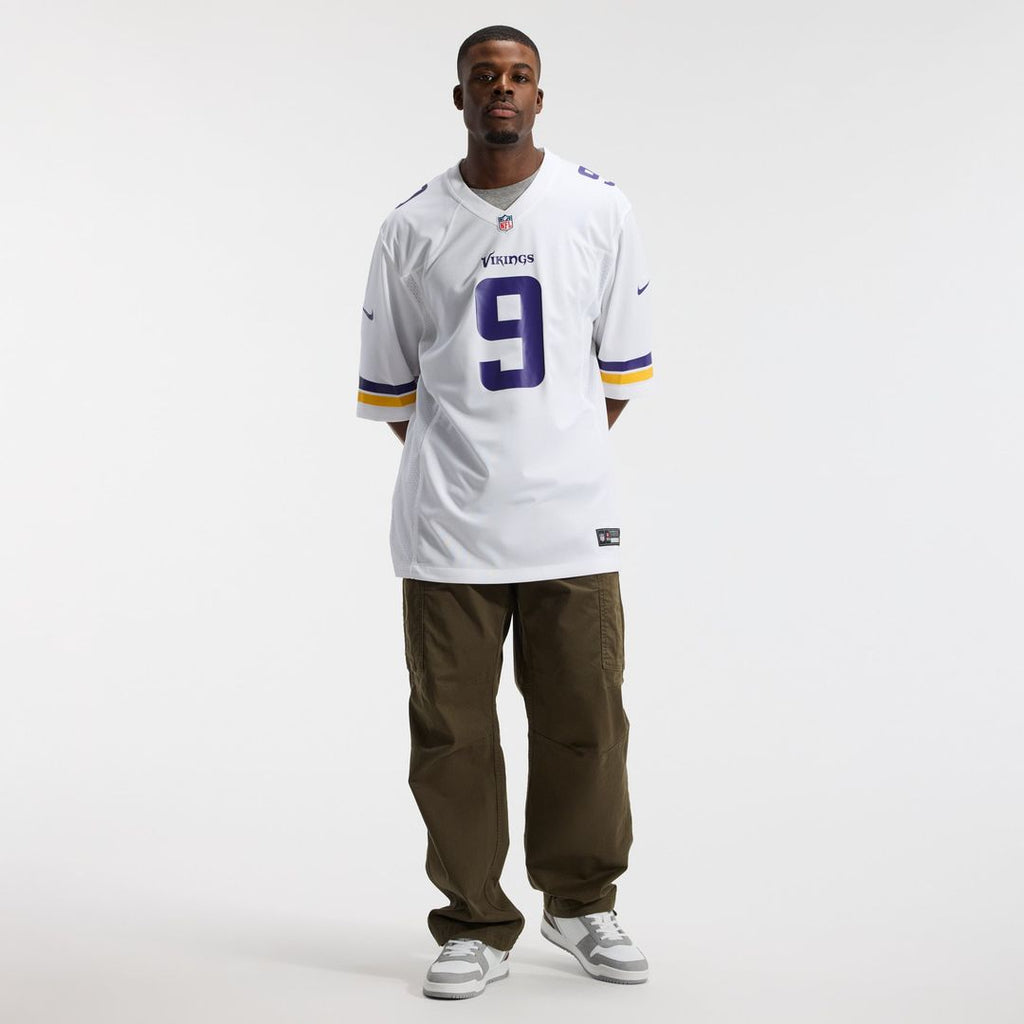 Minnesota Vikings J.J. McCarthy White Game Jersey product image 4, provided for visual reference and product detail review