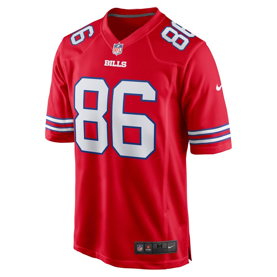 Buffalo Bills Dalton Kincaid White Game Jersey product image 8, provided for visual reference and product detail review