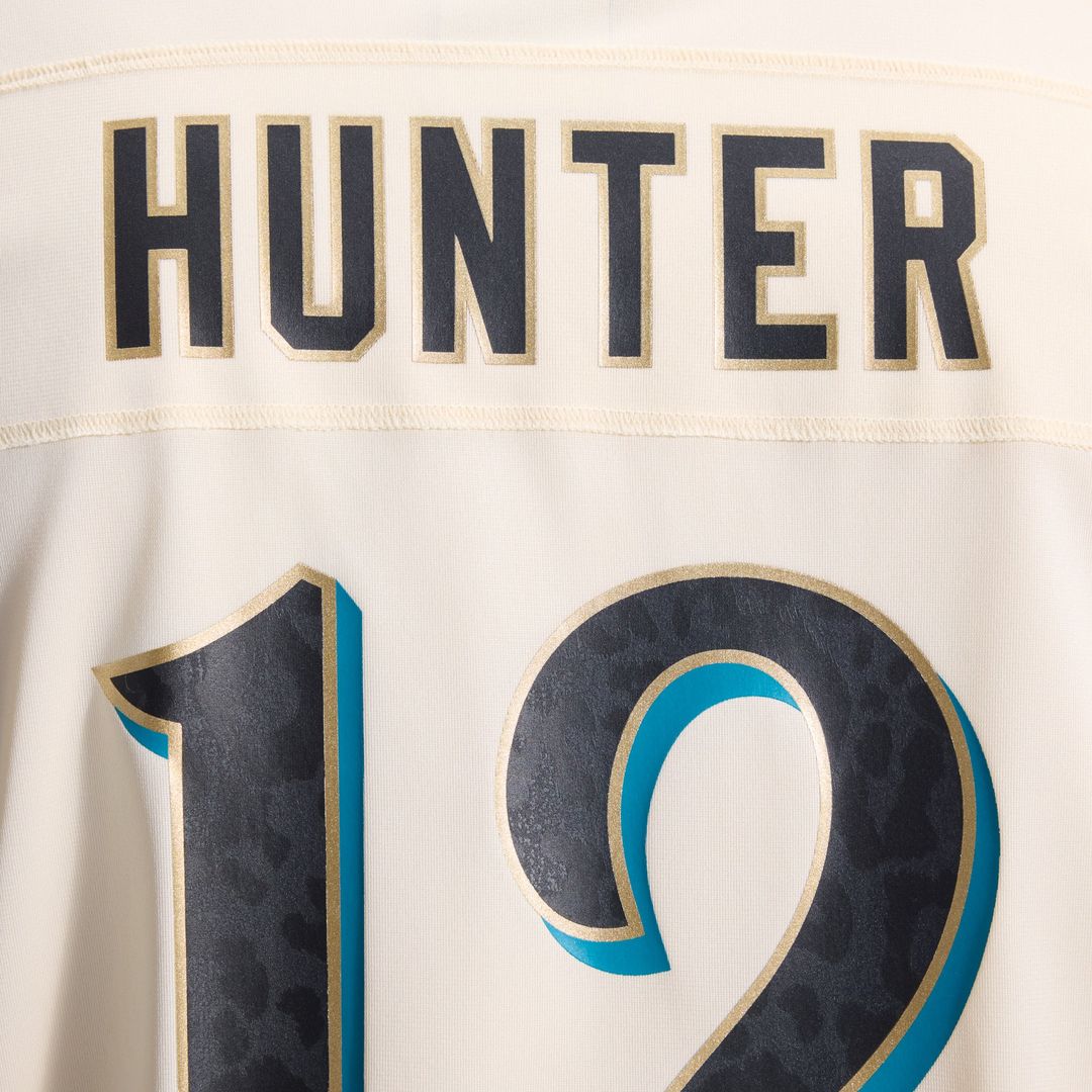 Jacksonville Jaguars Travis Hunter Natural 2026 Rivalries Collection Game Jersey product image 18, provided for visual