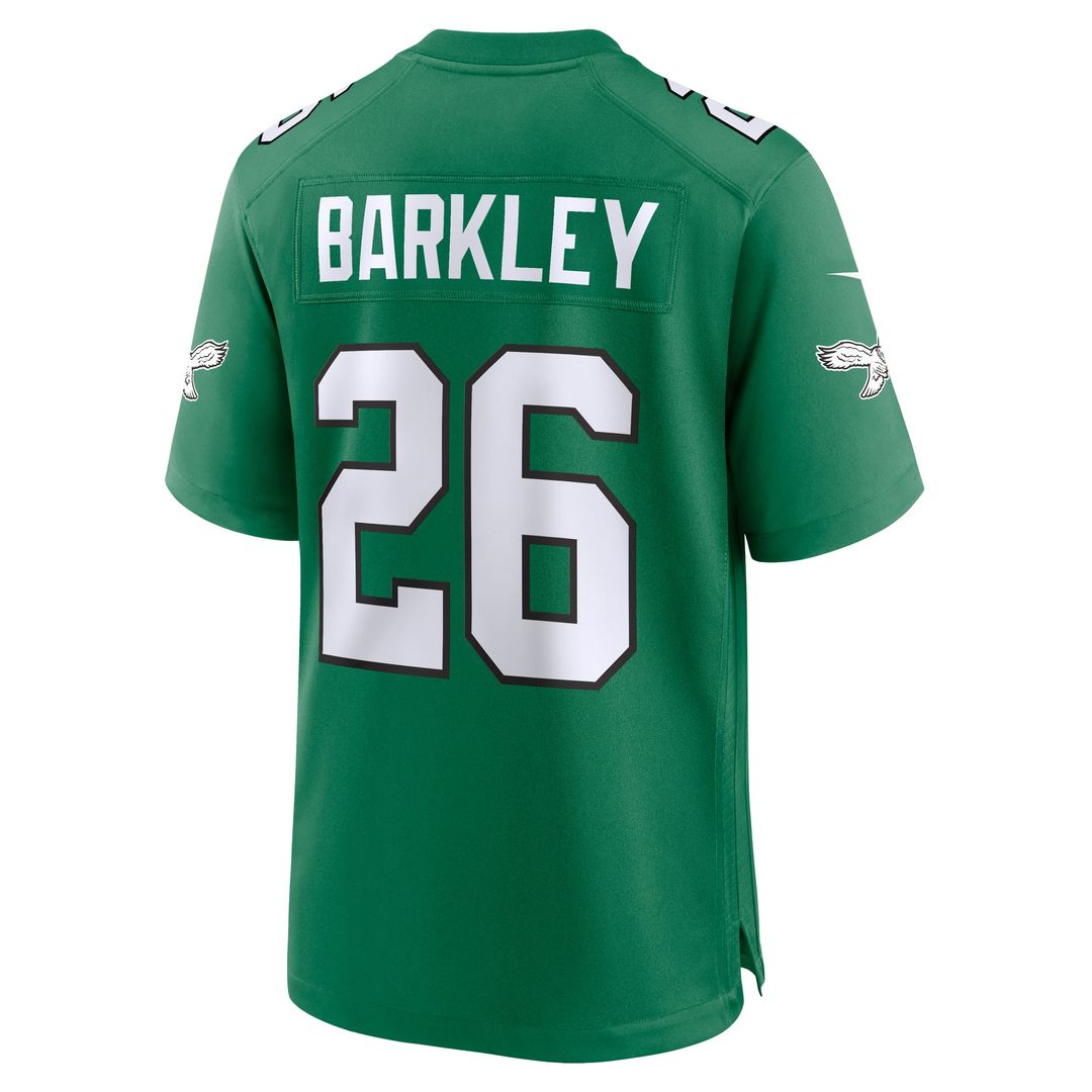 Philadelphia Eagles Saquon Barkley White Game Jersey product image 42, provided for visual reference and product detail