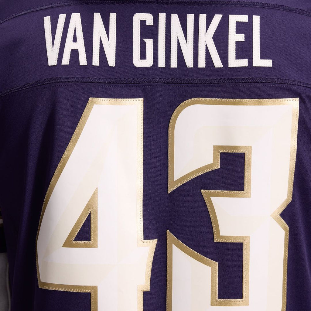 Minnesota Vikings Andrew Van Ginkel Purple 2026 Rivalries Collection Stitched Limited Jersey product image 19, provided for