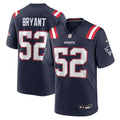 New England Patriots Marcus Bryant Navy Team Game Jersey product image 1, provided for visual reference and product detail