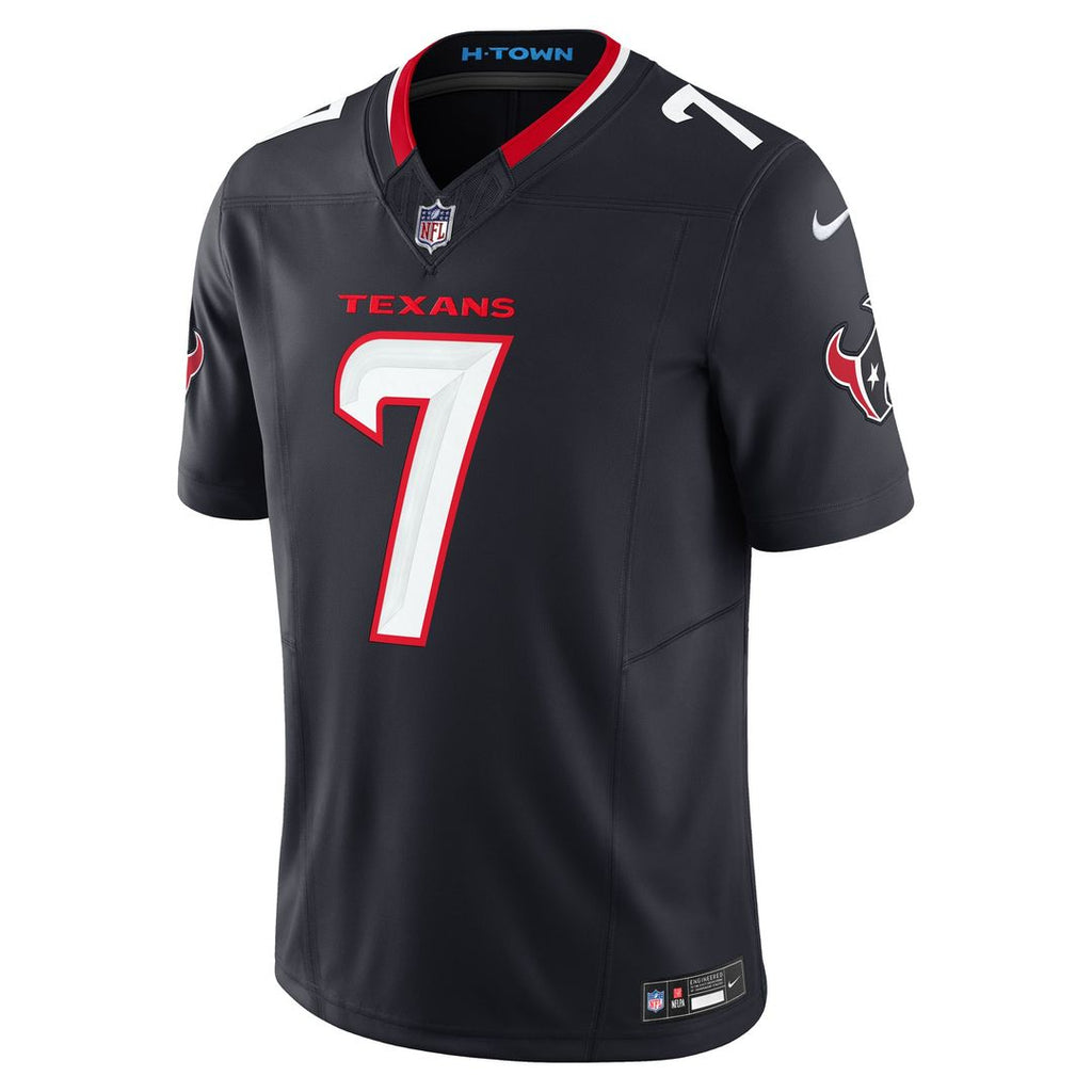 Houston Texans C.J. Stroud Navy Vapor F.U.S.E. Limited Jersey product image 2, provided for visual reference and product
