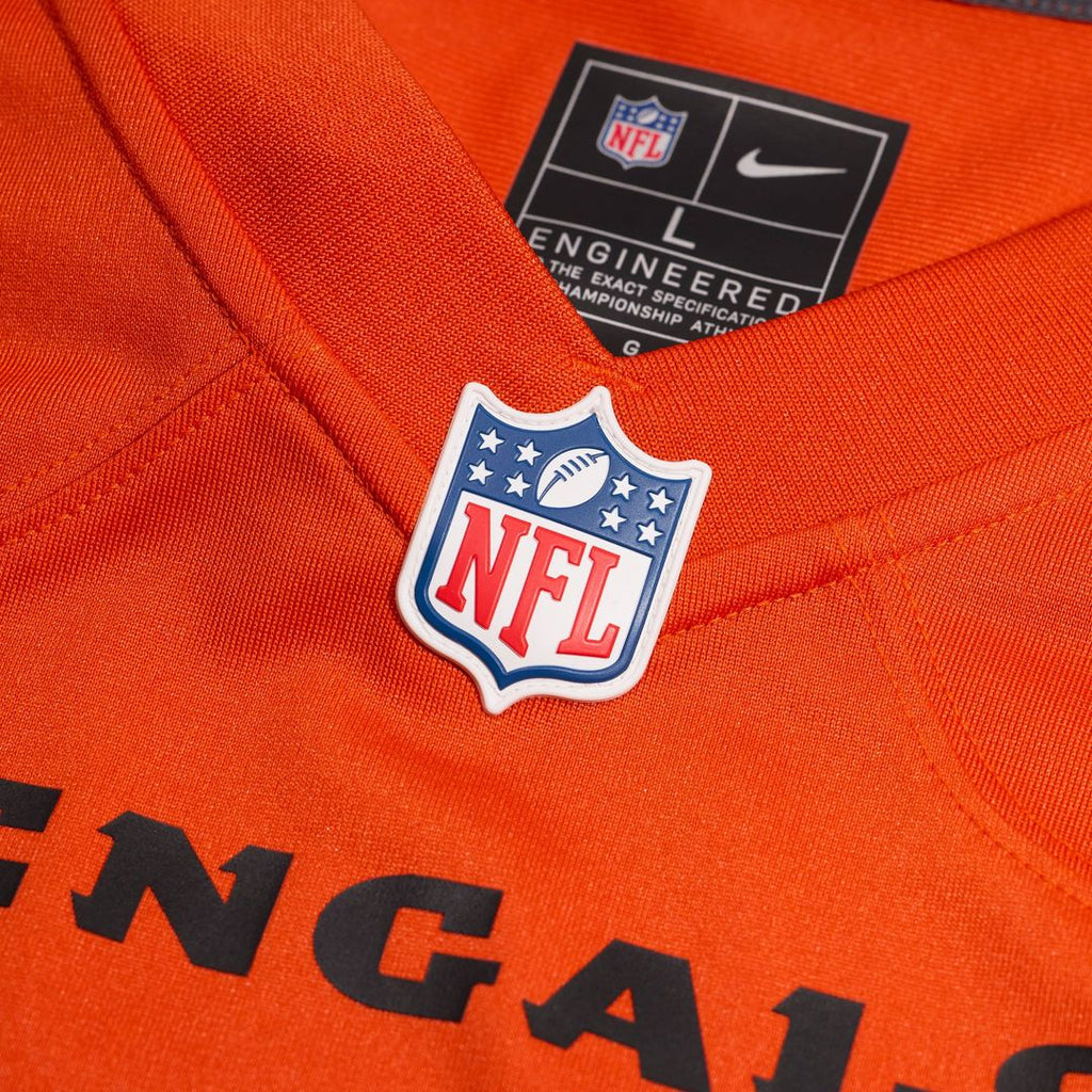 Cincinnati Bengals Boomer Esiason Orange Retired Player Alternate Game Jersey product image 4, provided for visual reference