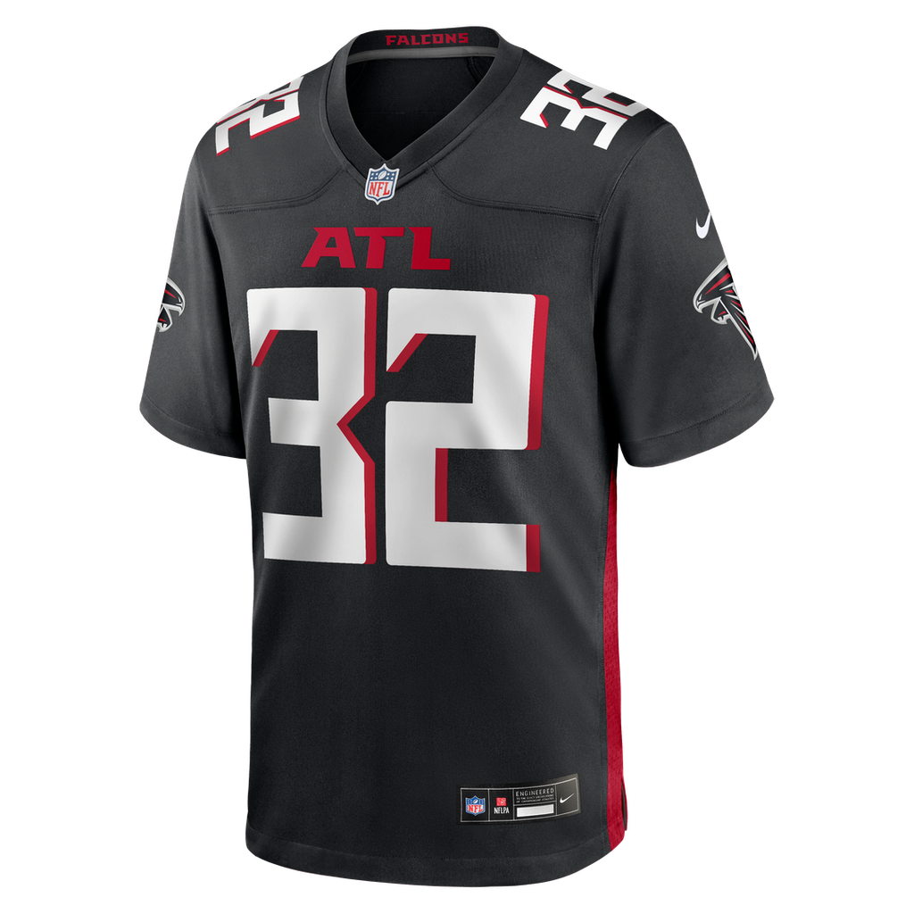 Atlanta Falcons Jamal Anderson Black Game Retired Player Jersey product image 2, provided for visual reference and product