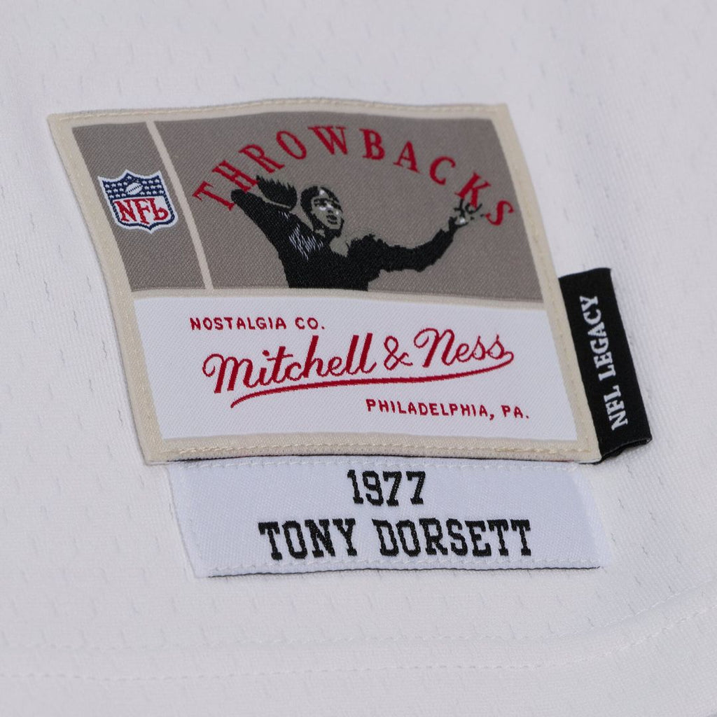 Dallas Cowboys Tony Dorsett White Retired Legacy Replica Player Jersey product image 3, provided for visual reference and