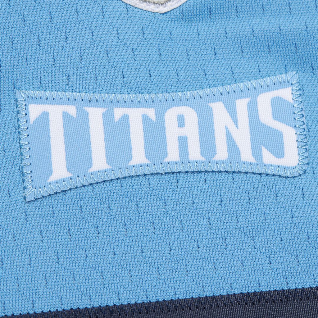 Tennessee Titans Steve McNair Light Blue 2003 Legacy Replica Jersey product image 5, provided for visual reference and