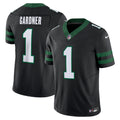 New York Jets Ahmad Sauce Gardner Legacy Black Alternate Vapor F.U.S.E. Limited Jersey product image 1, provided for visual