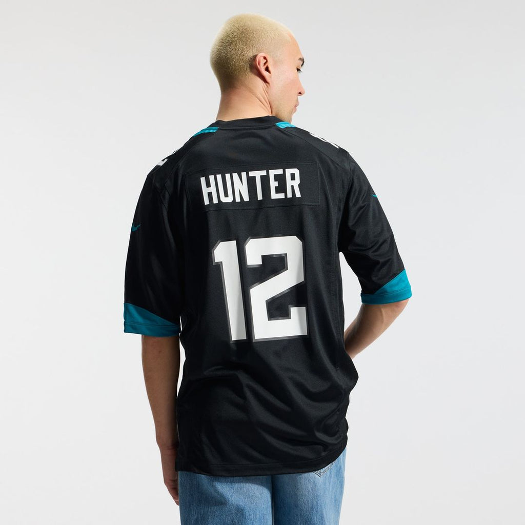 Jacksonville Jaguars Travis Hunter Black Alternate Game Jersey product image 3, provided for visual reference and product