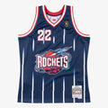 Houston Rockets Swingman Basketball Jersey Road Clyde Drexler 1996 - 97 product image 1, provided for visual reference and
