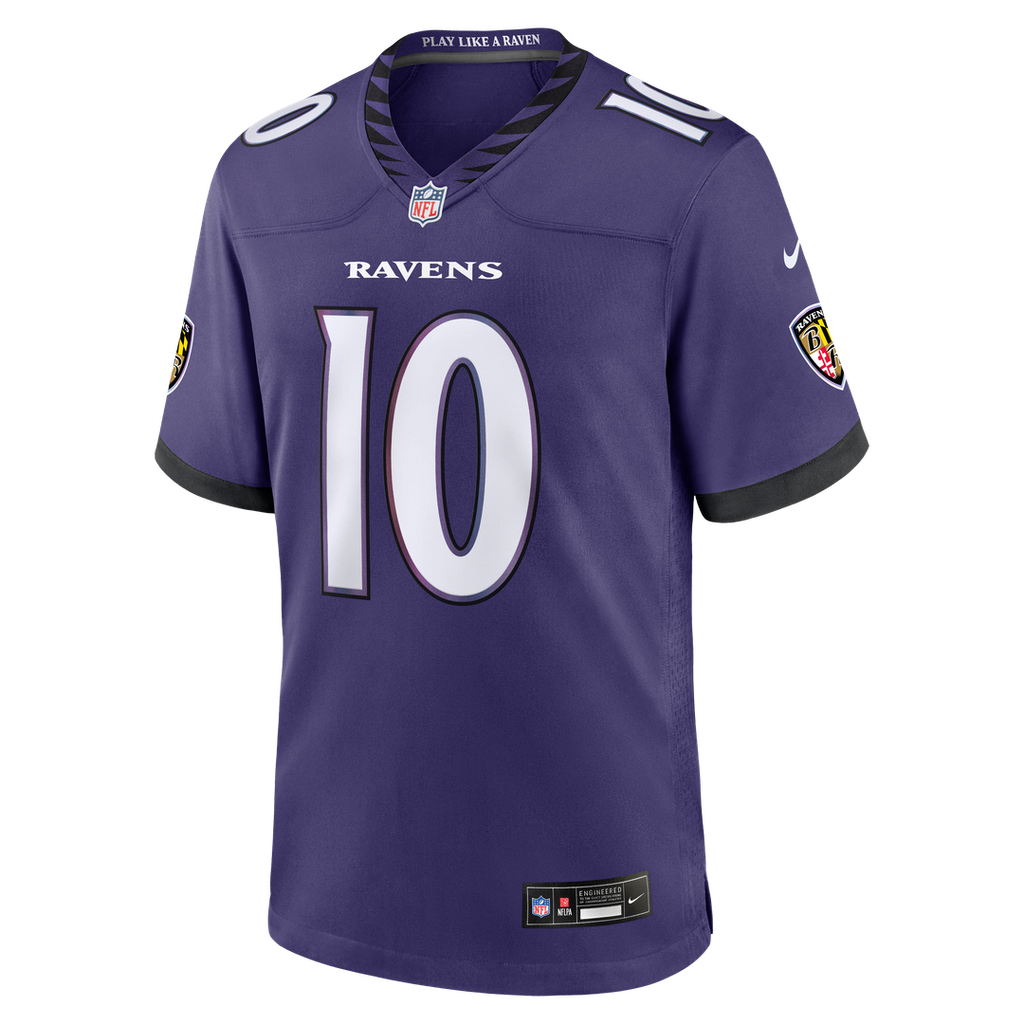 Baltimore Ravens LaJohntay Wester Purple Team Game Jersey product image 2, provided for visual reference and product detail