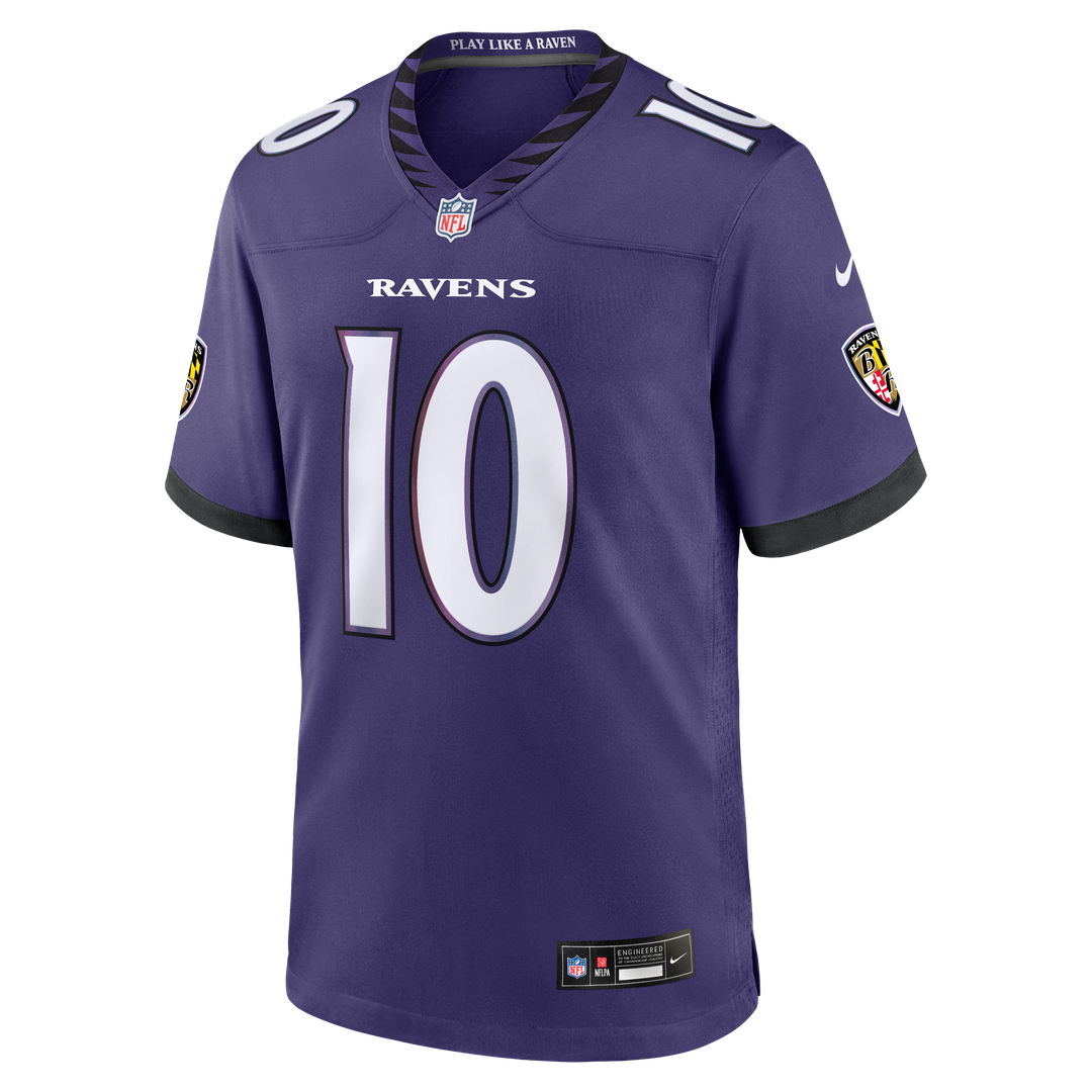 Baltimore Ravens LaJohntay Wester Purple Team Game Jersey product image 2, provided for visual reference and product detail