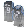 Utah Jazz 2025/26 City Edition Swingman Basketball Jersey - Gray - Ace Bailey - Unisex product image 1, provided for visual