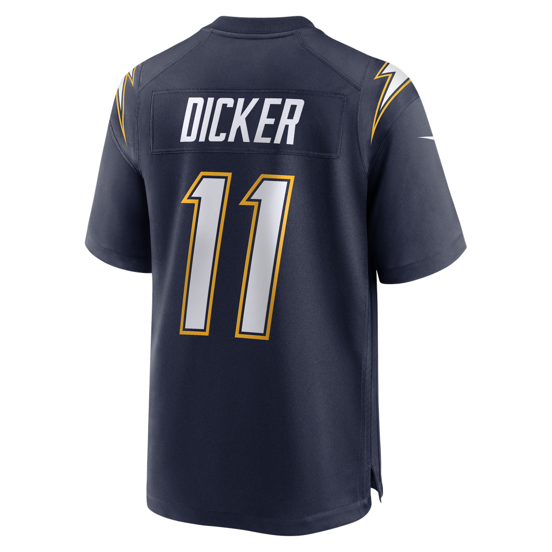 Los Angeles Chargers Cameron Dicker Navy Alternate Game Jersey product image 6, provided for visual reference and product