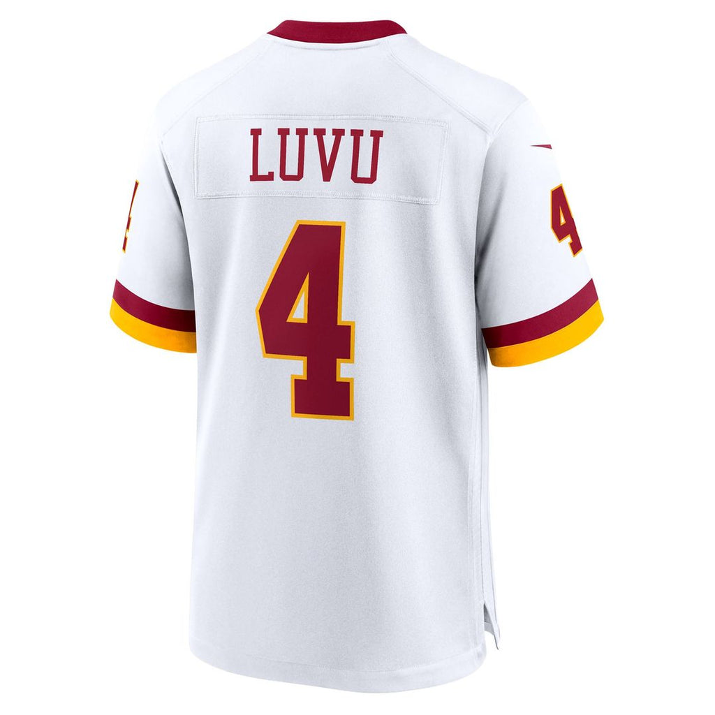 Washington Commanders Frankie Luvu White Game Super Bowl Era Jersey product image 3, provided for visual reference and