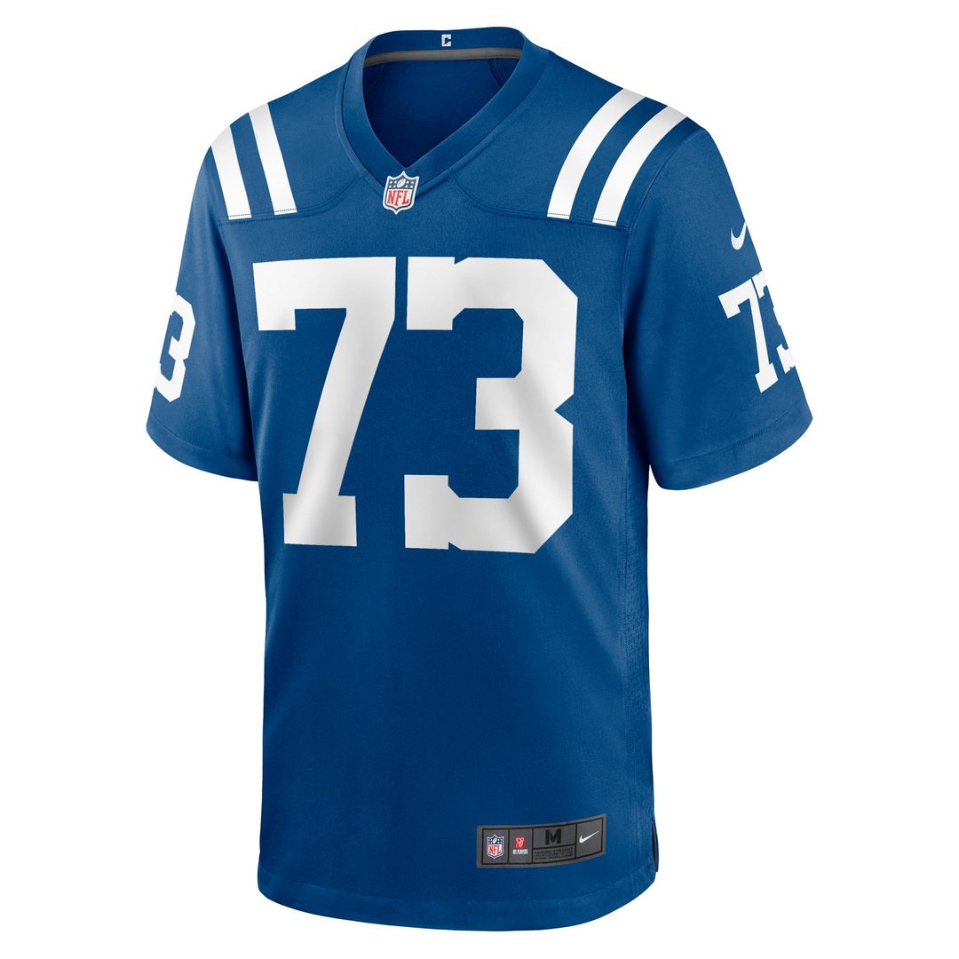 Indianapolis Colts Blake Freeland Royal Team Game Jersey product image 2, provided for visual reference and product detail