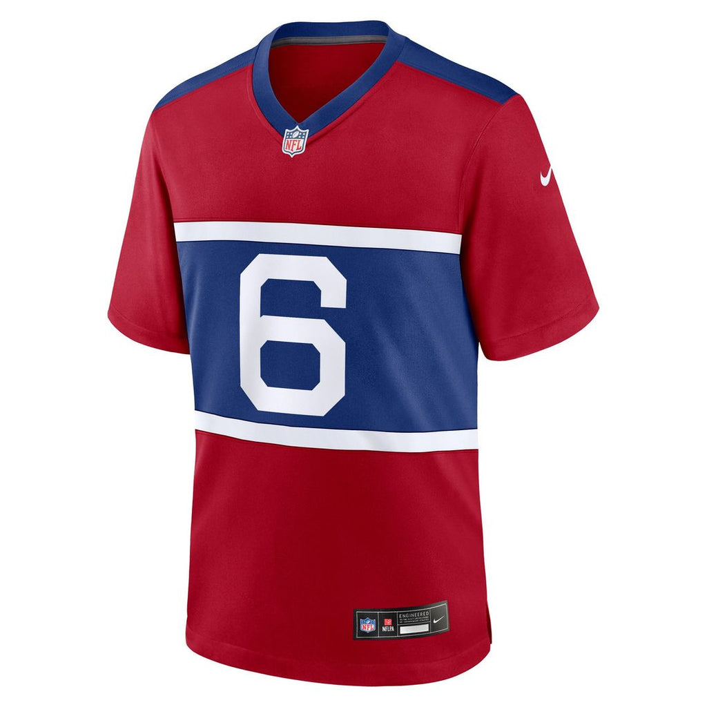 New York Giants Jaxson Dart Royal Team Game Jersey product image 31, provided for visual reference and product detail review