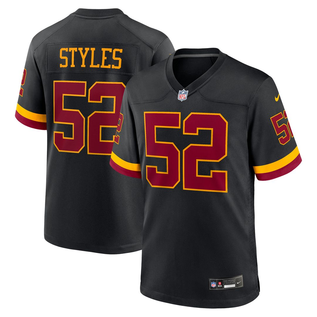 Washington Commanders Sonny Styles Burgundy Team Game Jersey product image 22, provided for visual reference and product