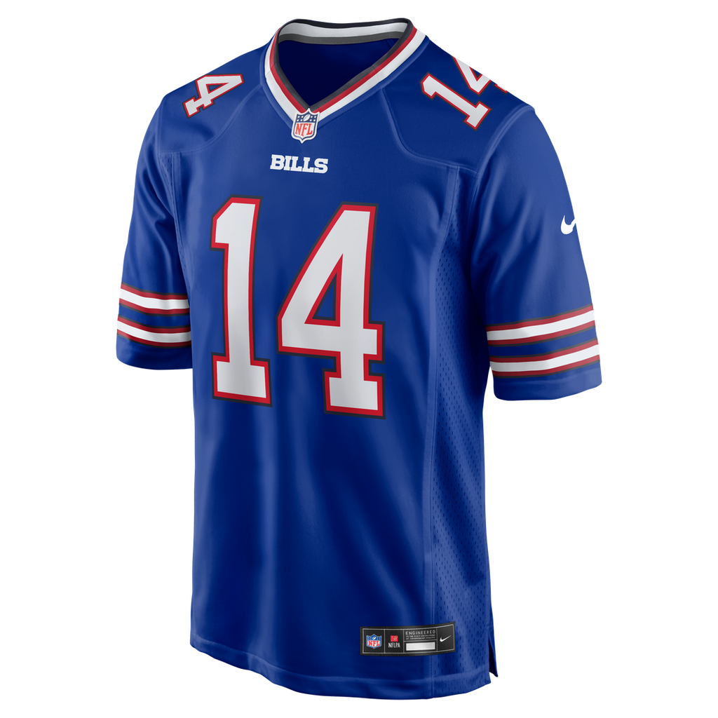 Buffalo Bills Frank Reich Royal Game Retired Player Jersey product image 2, provided for visual reference and product detail
