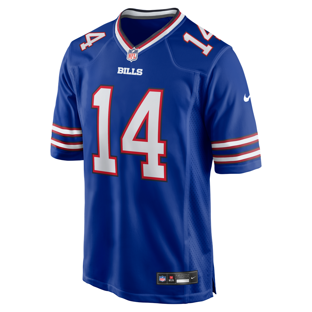 Buffalo Bills Frank Reich Royal Game Retired Player Jersey product image 2, provided for visual reference and product detail