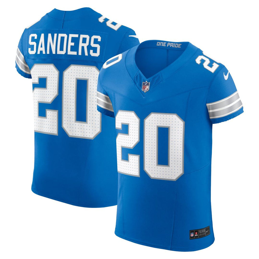Detroit Lions Barry Sanders Black Alternate Vapor F.U.S.E. Elite Jersey product image 7, provided for visual reference and