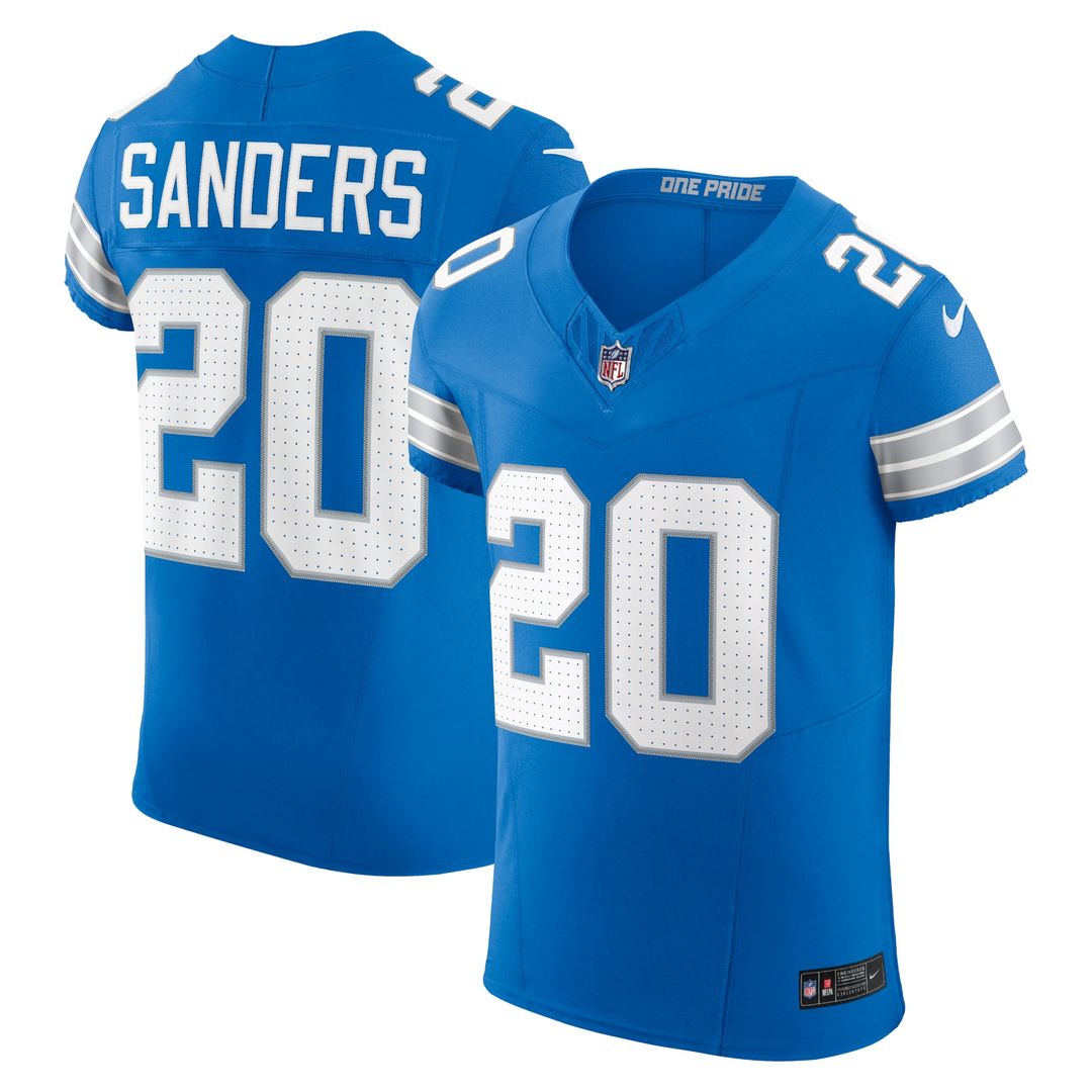 Detroit Lions Barry Sanders Black Alternate Vapor F.U.S.E. Elite Jersey product image 7, provided for visual reference and