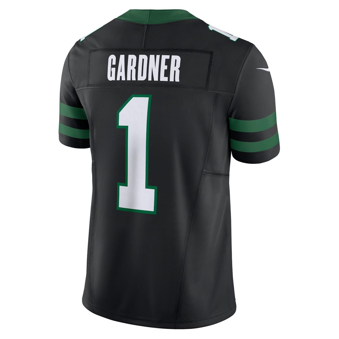 New York Jets Ahmad Sauce Gardner Legacy White Vapor F.U.S.E. Limited Jersey product image 9, provided for visual reference