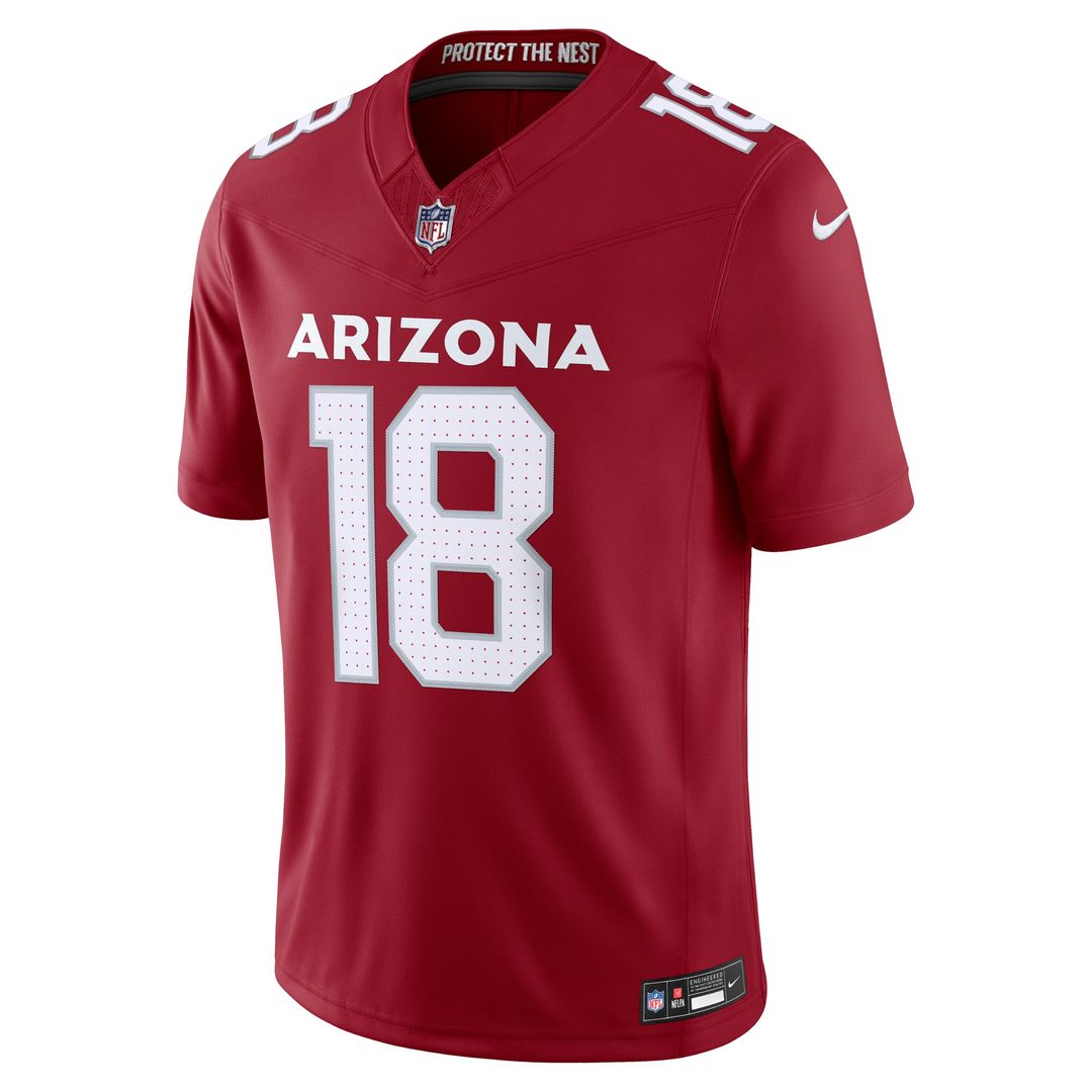 Arizona Cardinals Marvin Harrison Jr. Black Alternate Vapor F.U.S.E. Stitched Limited Jersey product image 8, provided for