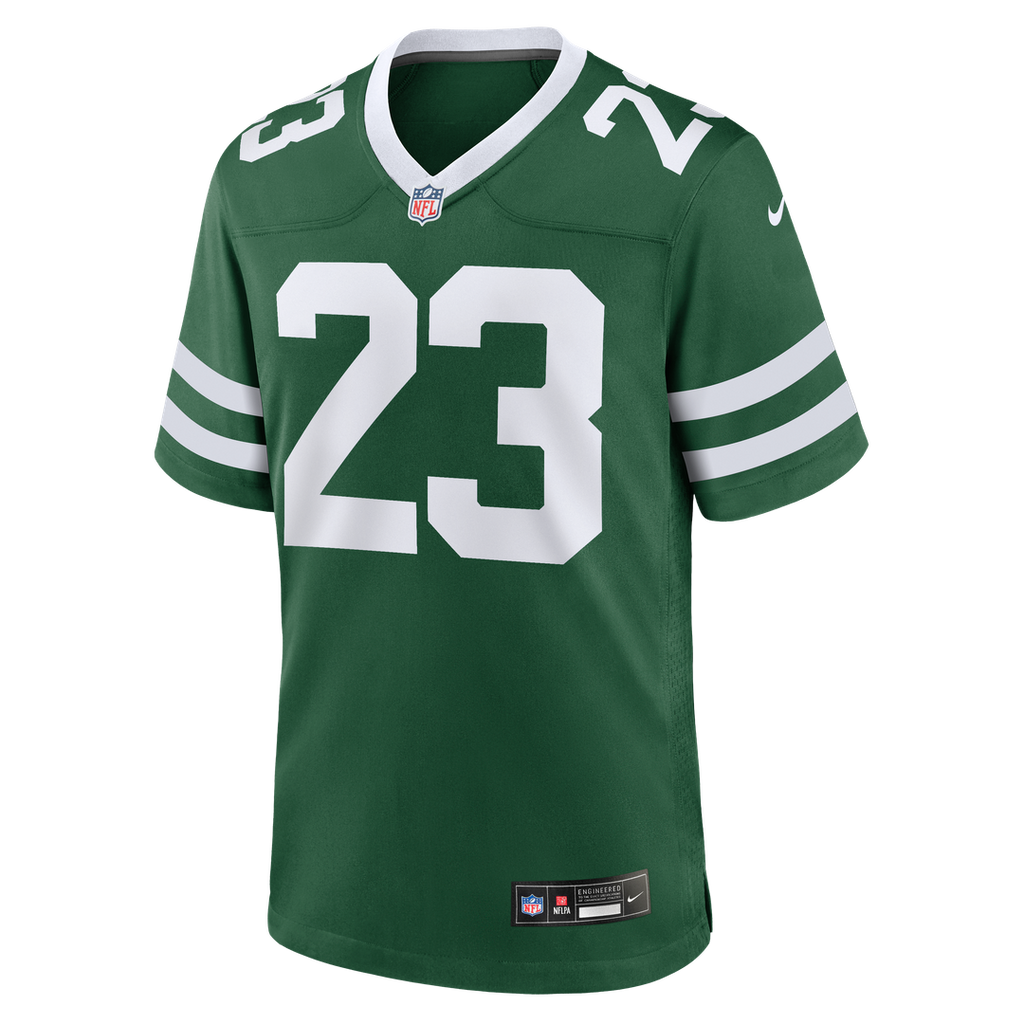New York Jets Azareye'h Thomas Legacy Green Team Game Jersey product image 2, provided for visual reference and product