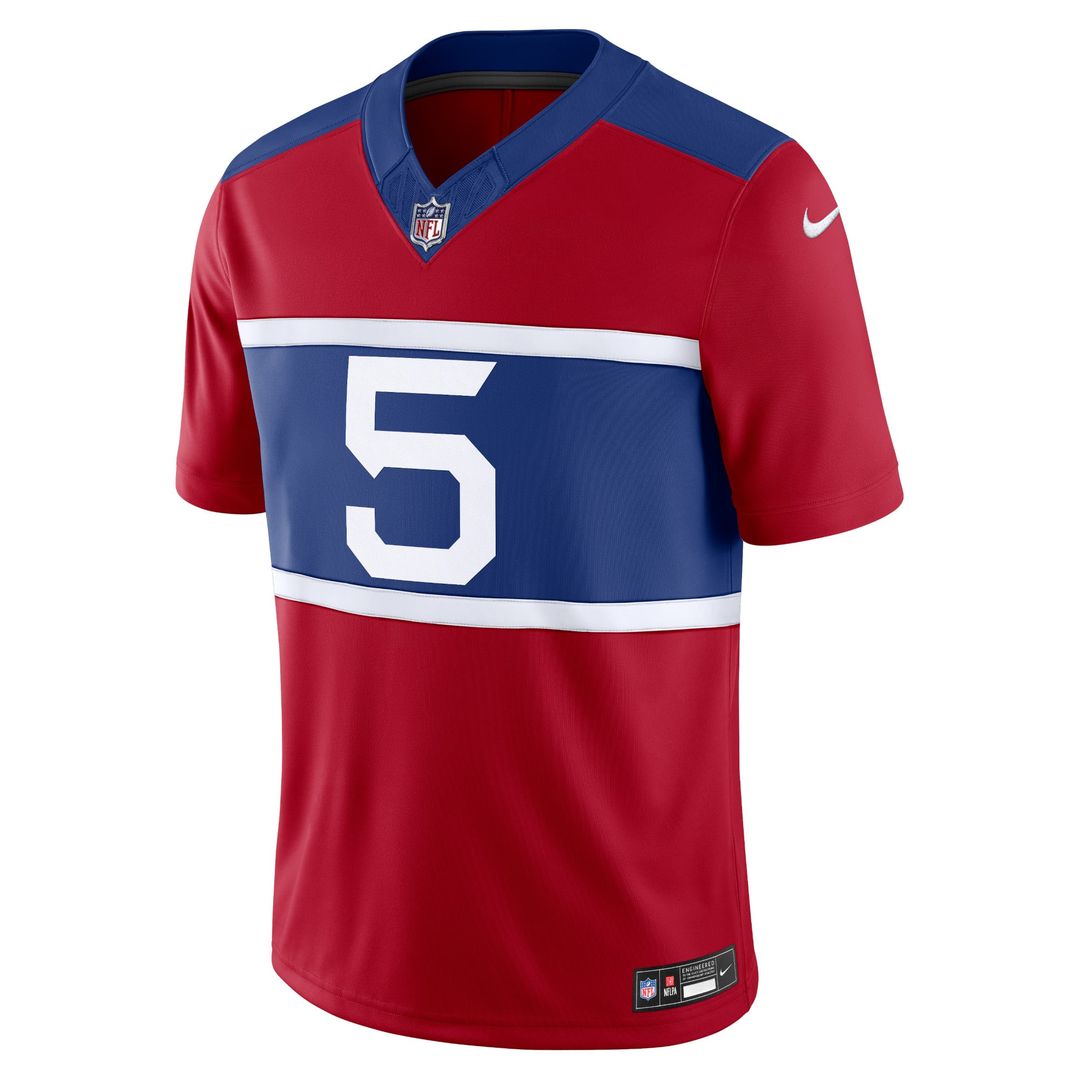 New York Giants Kayvon Thibodeaux Century Red Alternate Vapor F.U.S.E. Limited Jersey product image 2, provided for visual