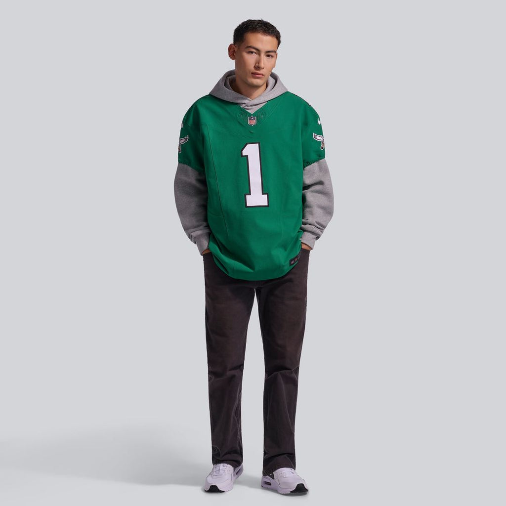 Philadelphia Eagles Jalen Hurts Midnight Green Team Vapor F.U.S.E. Elite Jersey product image 10, provided for visual
