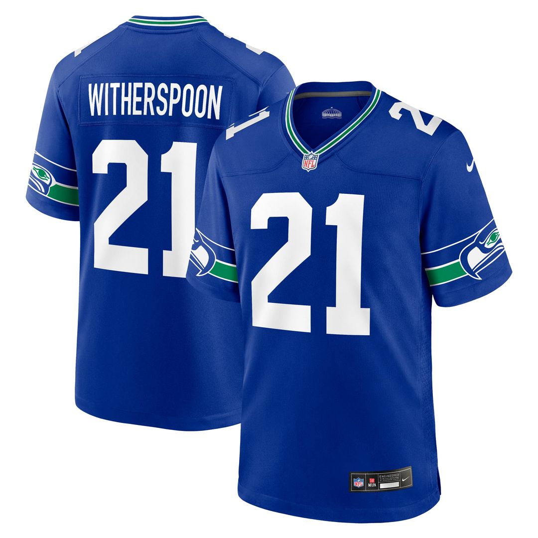 Seattle Seahawks Devon Witherspoon White Game Jersey product image 13, provided for visual reference and product detail