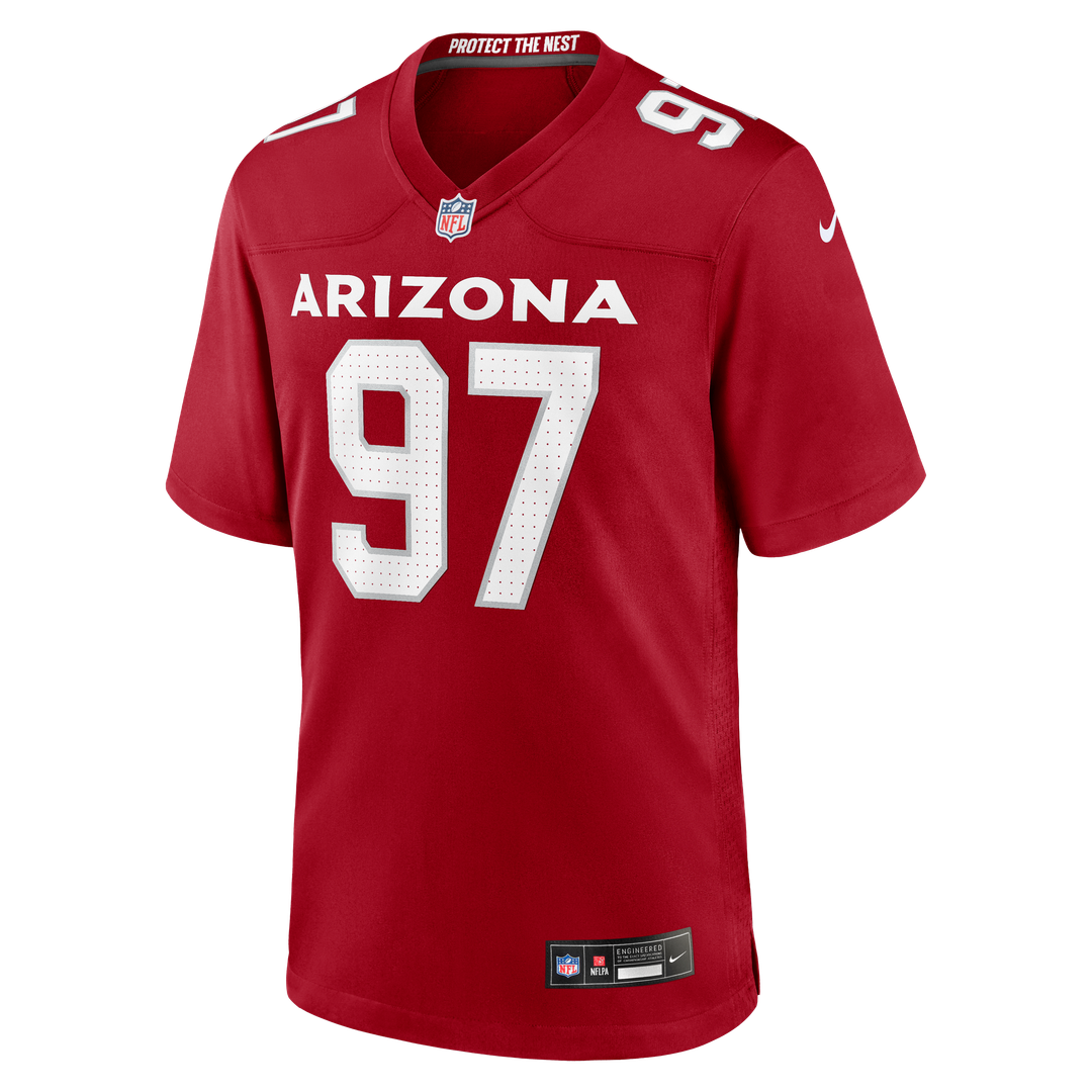 Arizona Cardinals Walter Nolen Cardinal Game Player Jersey product image 2, provided for visual reference and product detail