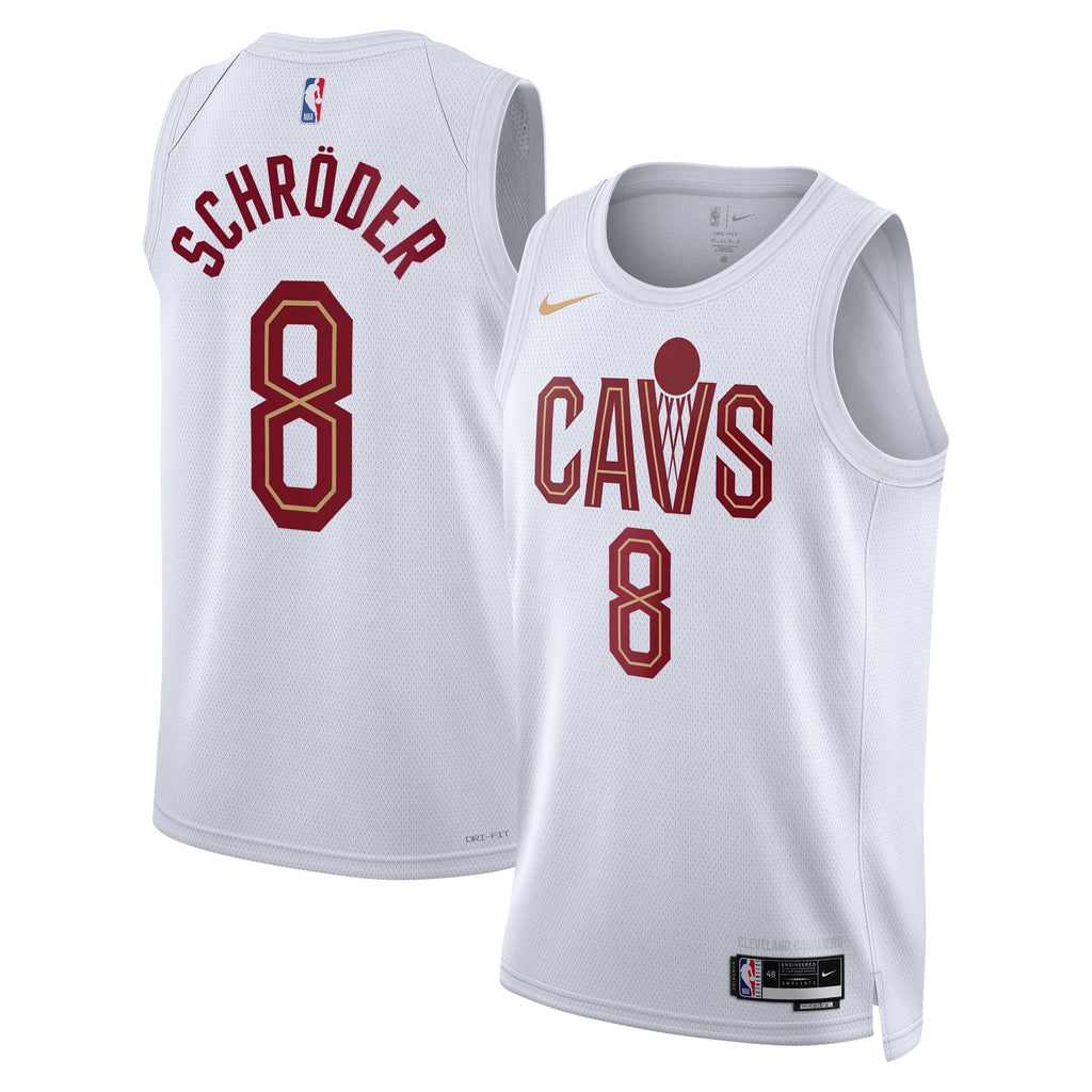 Dennis Schröder Cleveland Cavaliers Association Edition Swingman Jersey - White - Unisex product image 2, provided for