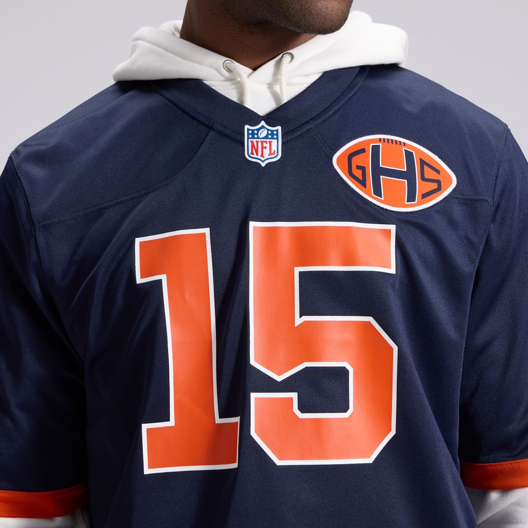 Chicago Bears Rome Odunze Navy 2026 Rivalries Collection Game Jersey product image 8, provided for visual reference and