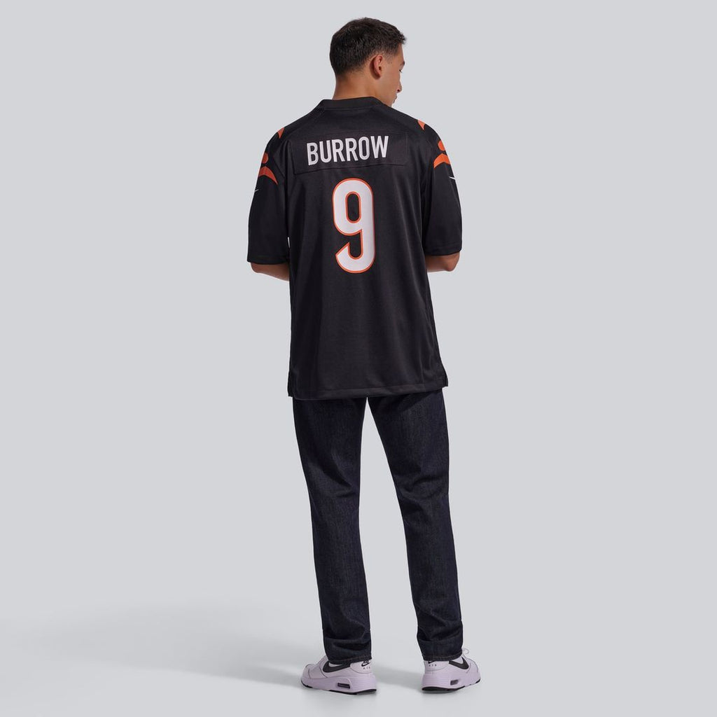Cincinnati Bengals Joe Burrow Black Player Game Jersey product image 19, provided for visual reference and product detail