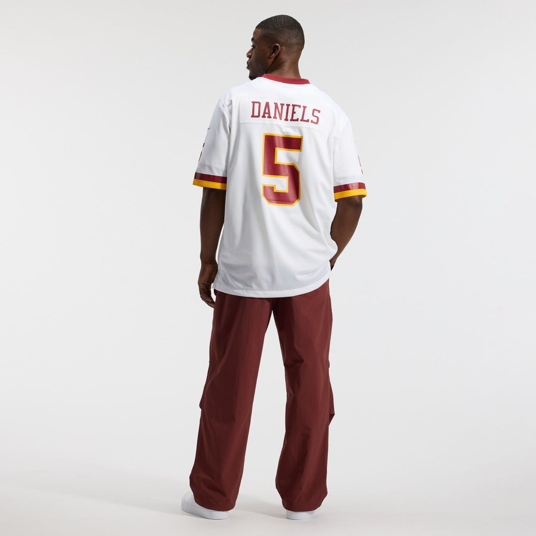 Washington Commanders Jayden Daniels Burgundy Game Jersey product image 46, provided for visual reference and product detail