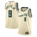 Milwaukee Bucks 2025/26 City Edition Swingman Basketball Jersey - Cream - Bobby Portis - Unisex product image 1, provided
