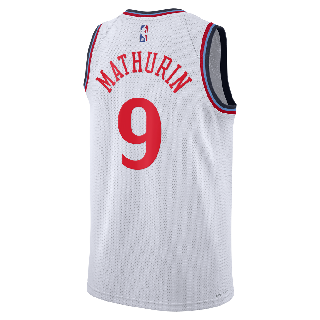 Bennedict Mathurin Los Angeles Clippers Association Edition Replica Swingman Jersey - White - Unisex product image 4,