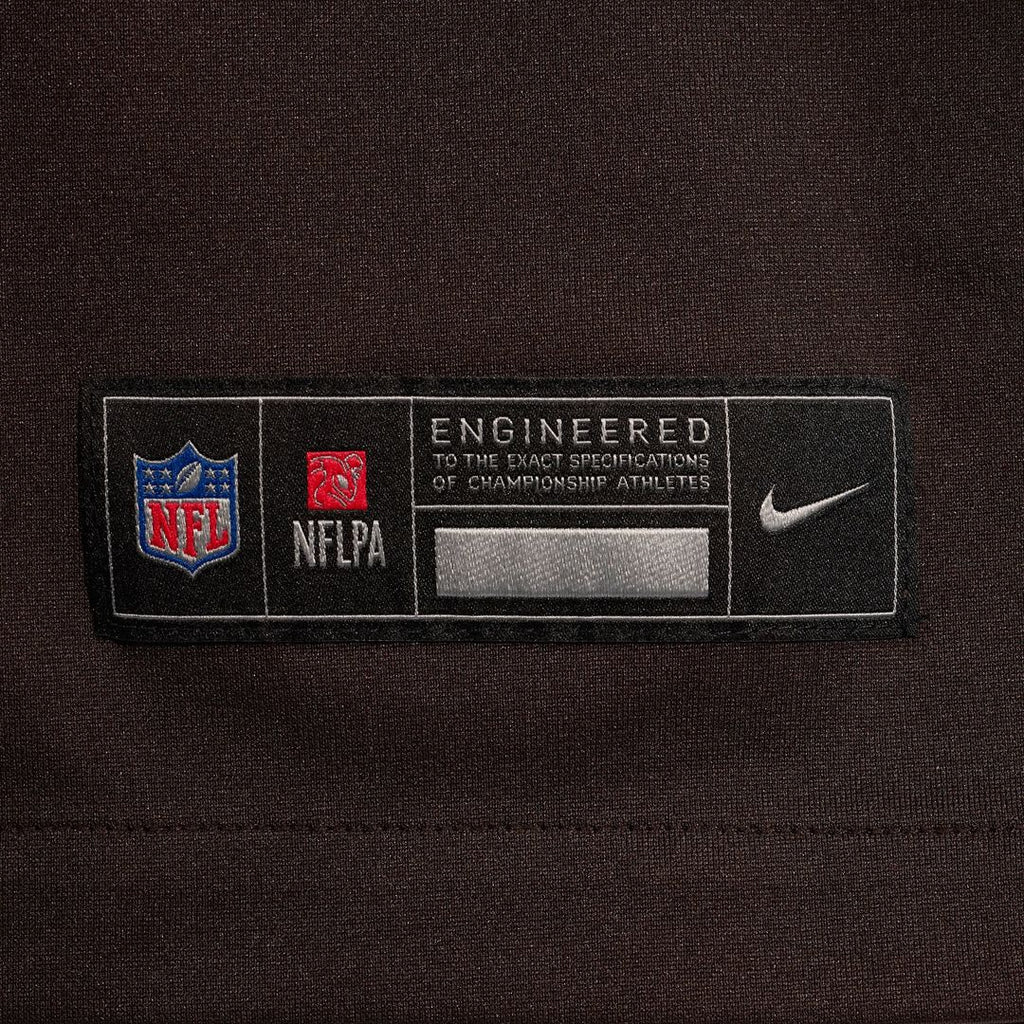 Cleveland Browns Deshaun Watson Brown Alternate Game Jersey product image 6, provided for visual reference and product