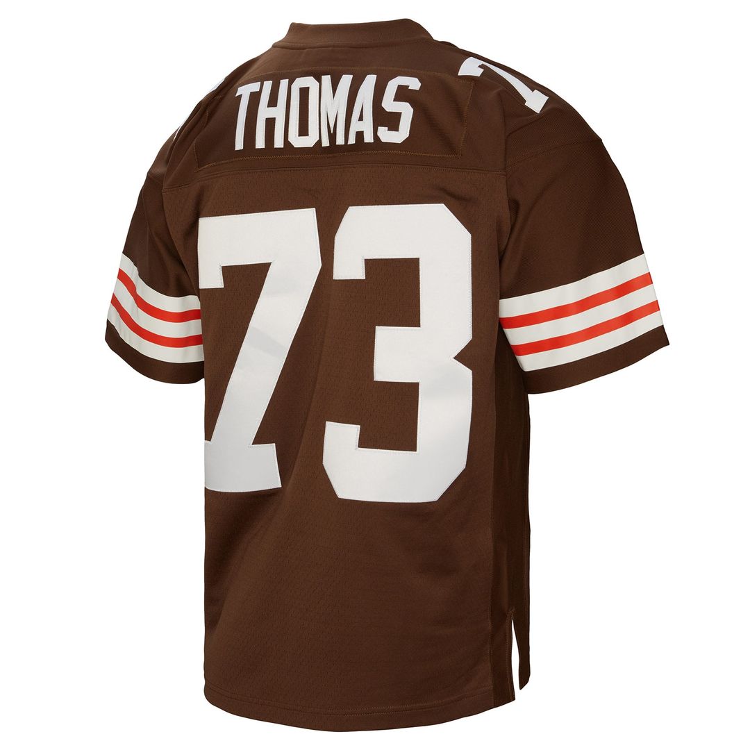 Cleveland Browns Joe Thomas Brown Legacy Replica Jersey product image 3, provided for visual reference and product detail