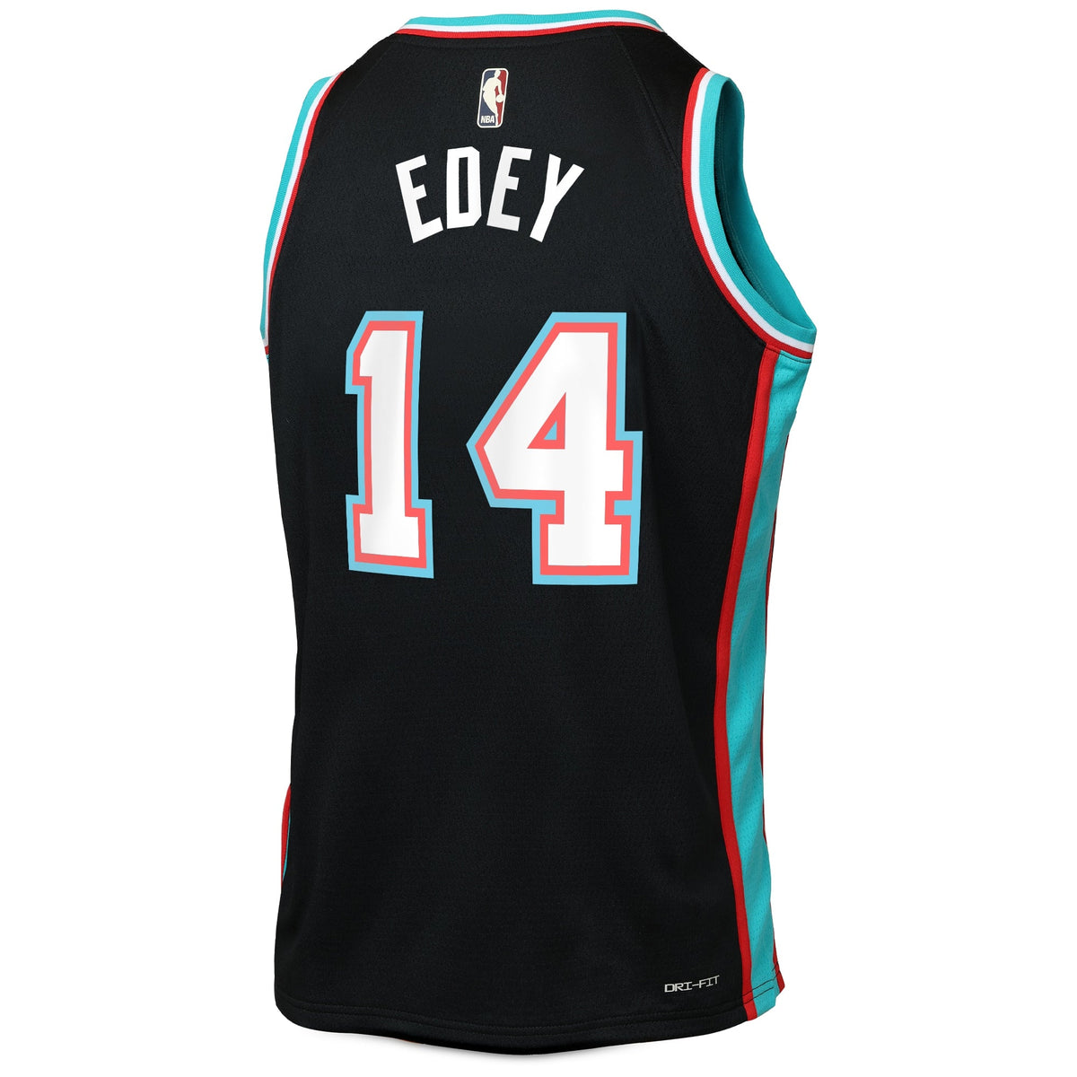 Zach Edey Memphis Grizzlies Classic Edition Jersey - Black - Youth product image 4, provided for visual reference and