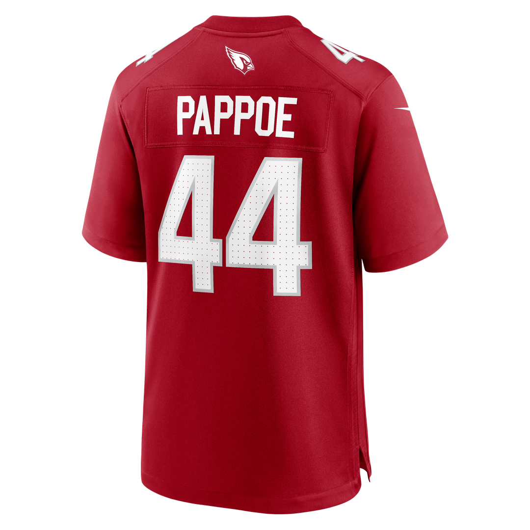 Arizona Cardinals Owen Pappoe Cardinal Team Game Jersey product image 3, provided for visual reference and product detail