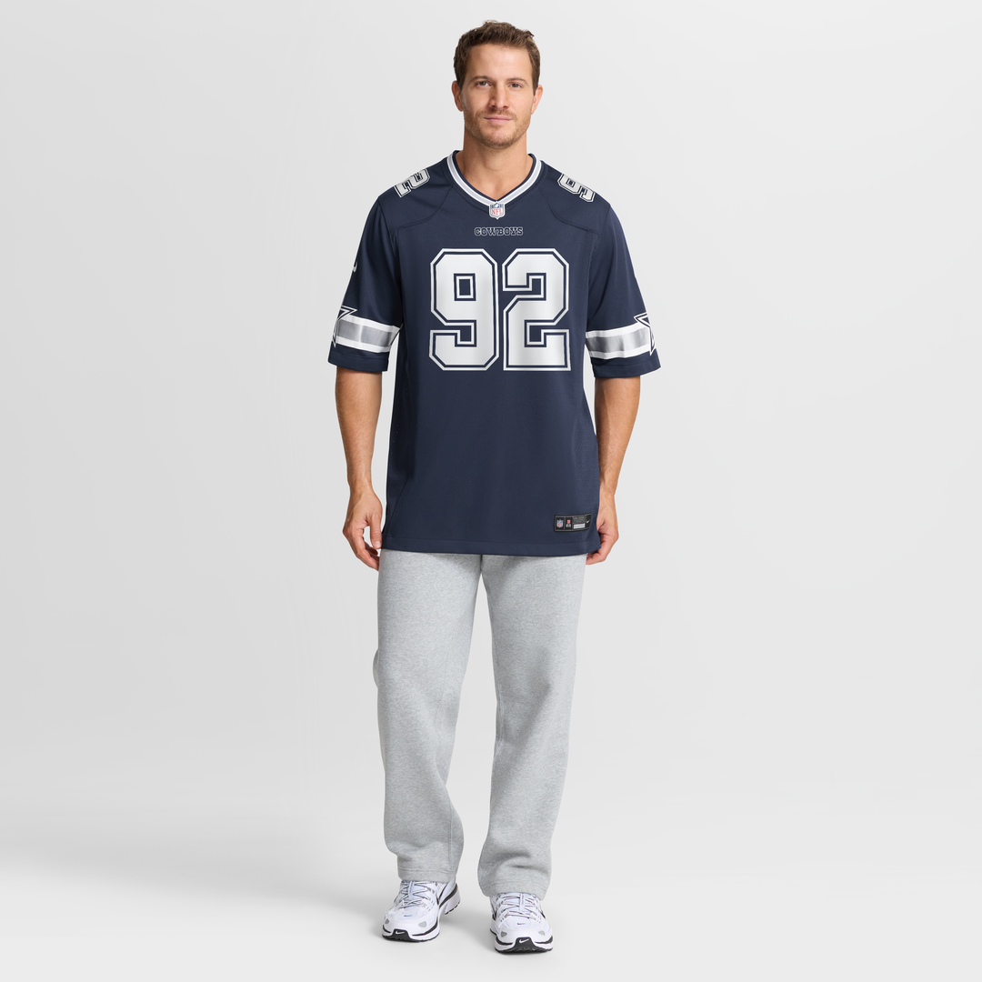 Dallas Cowboys Quinnen Williams Navy Team Game Jersey product image 7, provided for visual reference and product detail
