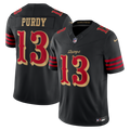 San Francisco 49ers Brock Purdy Black Rivalries Collection Stitched Limited Jersey product image 1, provided for visual