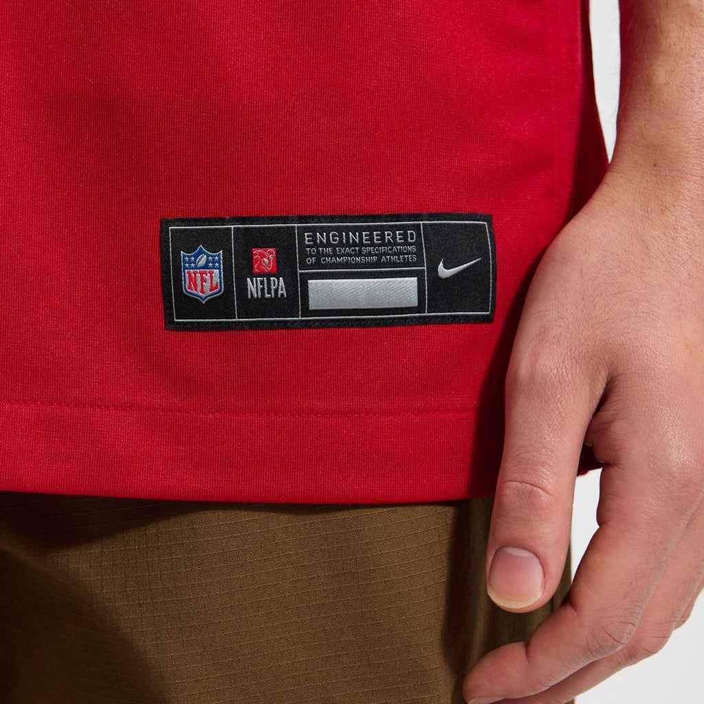 Atlanta Falcons Jalon Walker Red Game Jersey product image 8, provided for visual reference and product detail review
