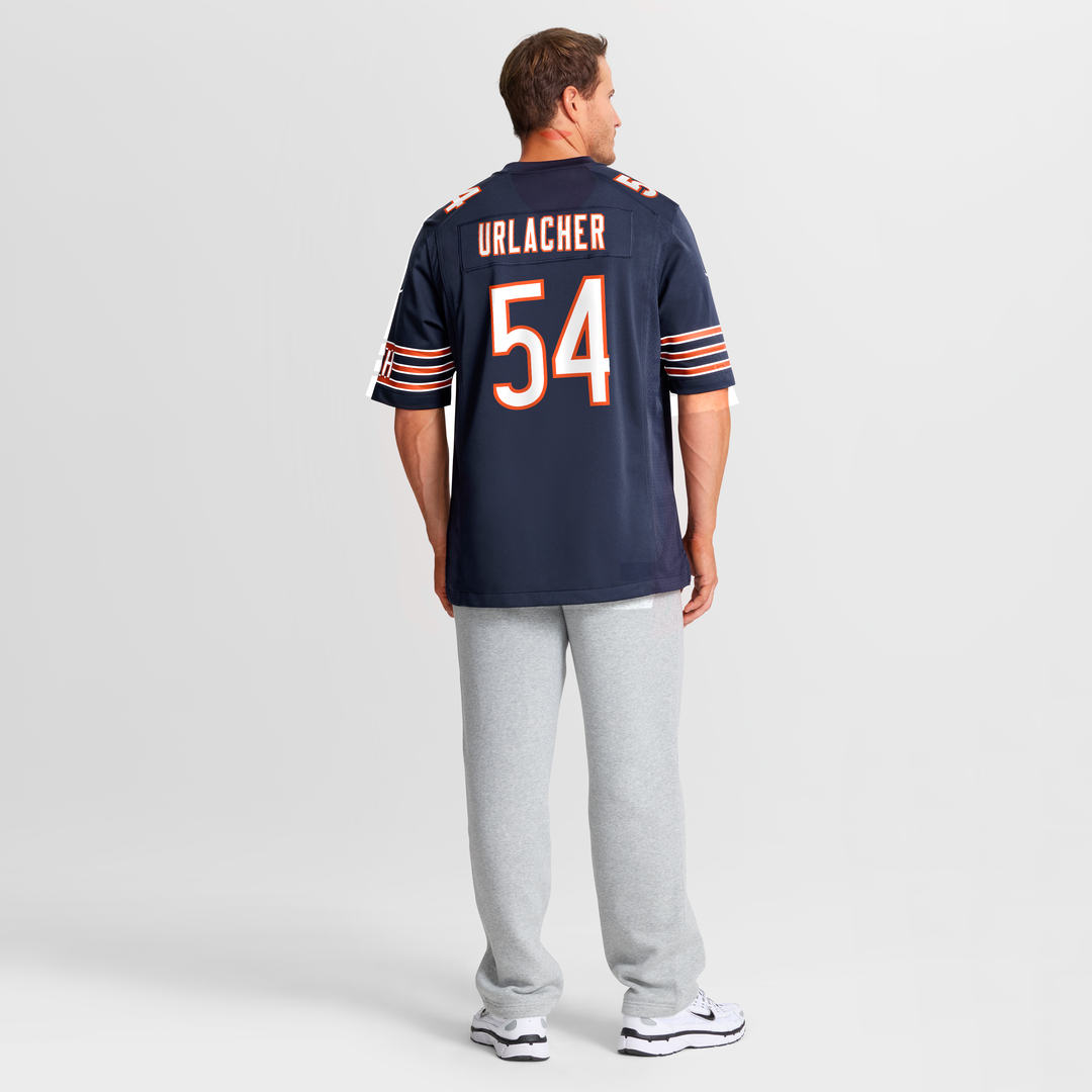 Chicago Bears Brian Urlacher White Retired Player Game Jersey product image 11, provided for visual reference and product