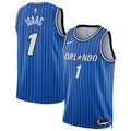 Orlando Magic Replica Icon Edition Swingman Basketball Jersey - Blue - Jonathan Isaac - Unisex product image 1, provided for