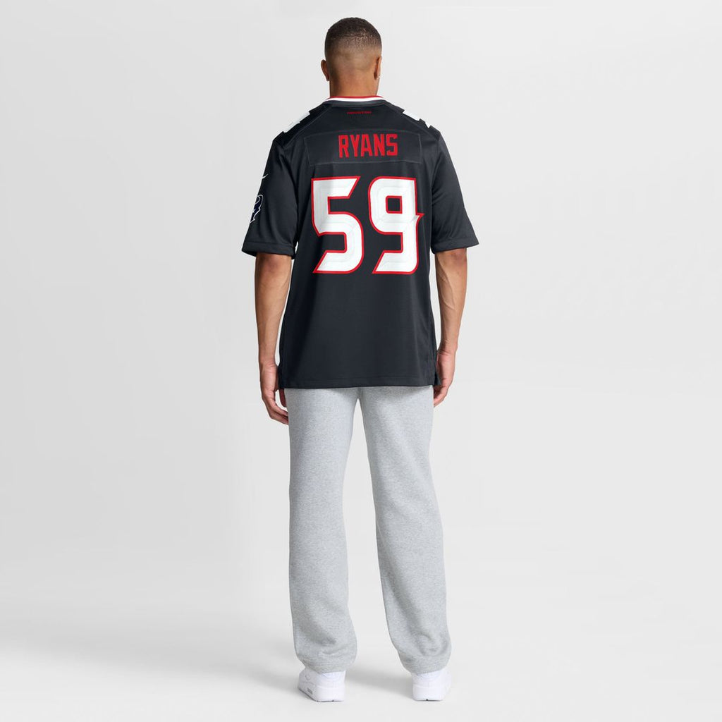Houston Texans DeMeco Ryans Navy Team Retired Game Jersey product image 5, provided for visual reference and product detail